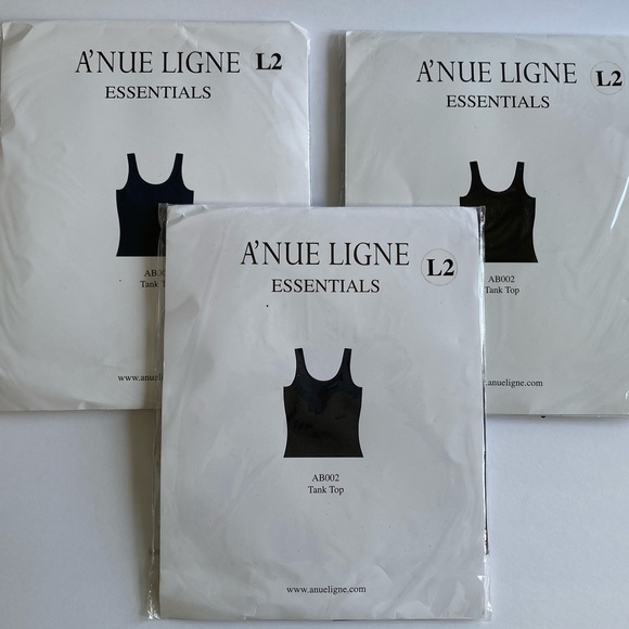 Anue Ligne Essentials Tank Top lot of 3 Sz L2 NEW - Picture 8 of 10